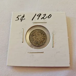 1920 Cdn 5 cent