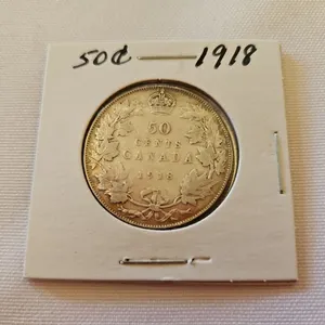 1918 Cdn 50 cent