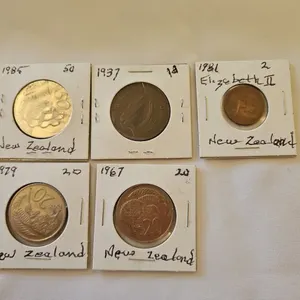 5 - New Zealand Coins