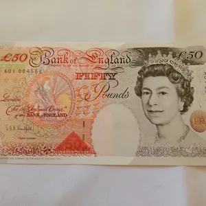 1994 Bank of England 50lb. Note - UNC