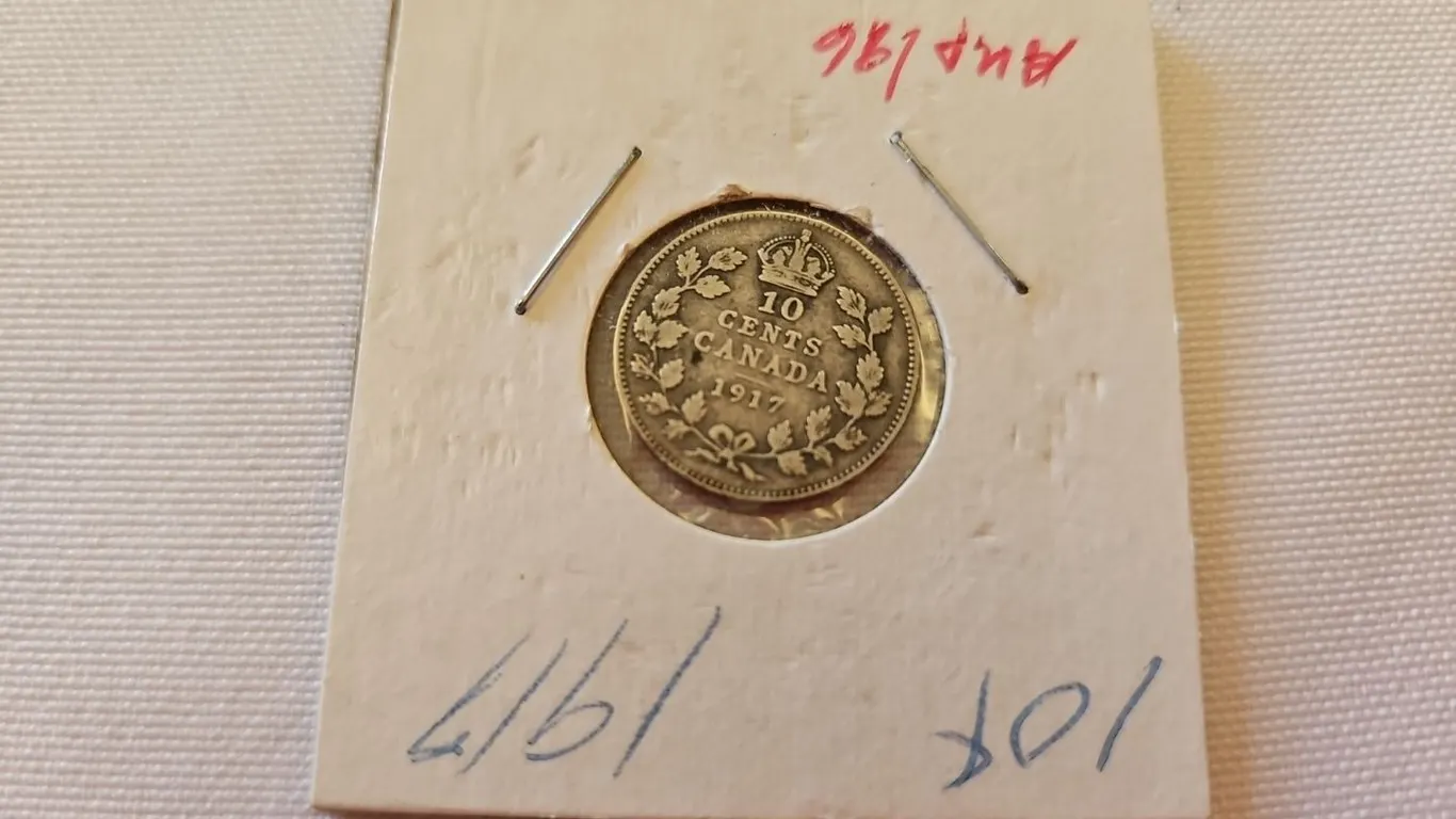 1917 Cdn 10 cent