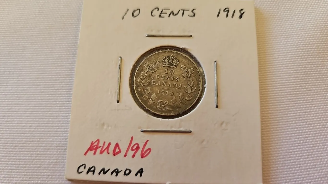 1918 Cdn 10 cent