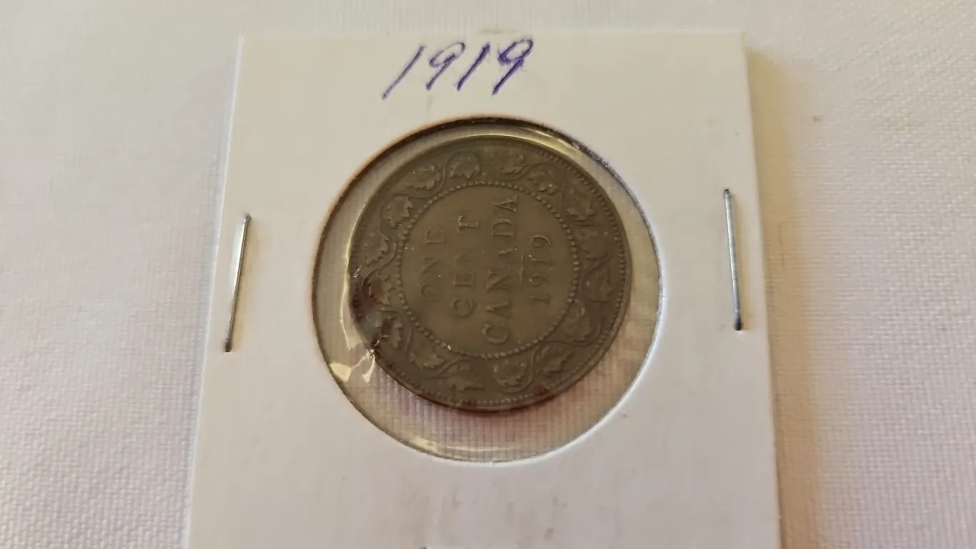 1919 Cdn lg. cent