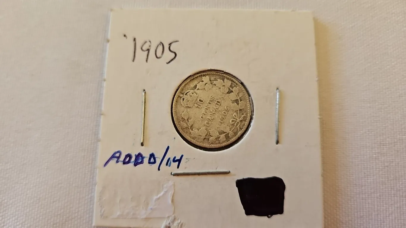 1905 Cdn 10 cent