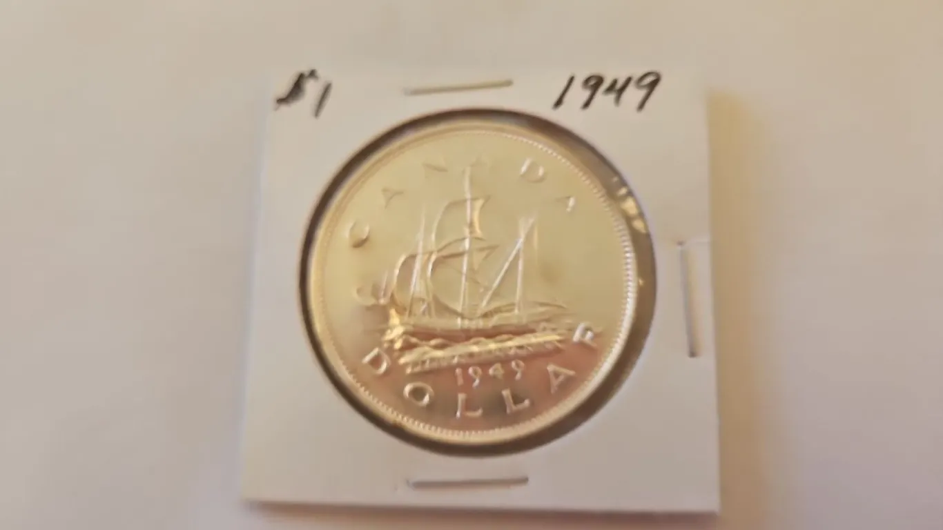 1949 Cdn Silver Dollar