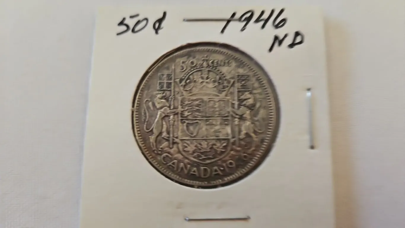 1946 Cdn 50 cent, ND