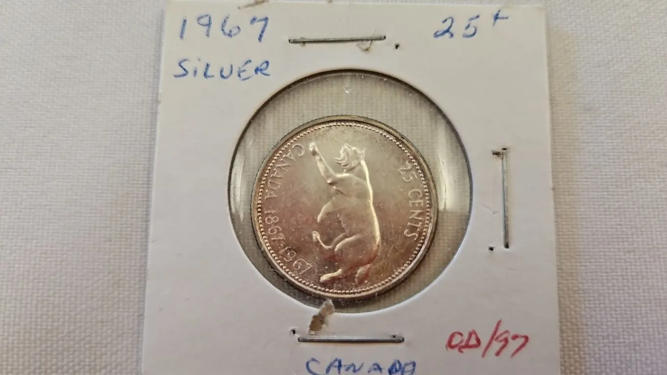 1967 Cdn quarter
