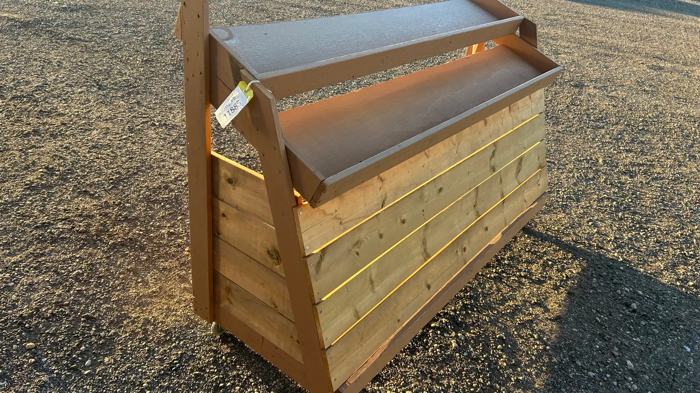 Wood Display Counter