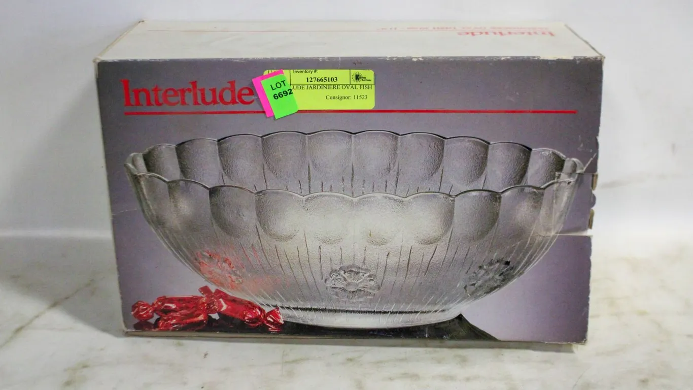 INTERLUDE JARDINIERE OVAL FISH