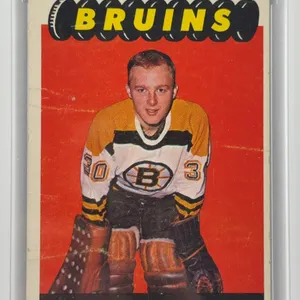 1965-66 Topps Hockey Gerry Cheevers Rookie Card