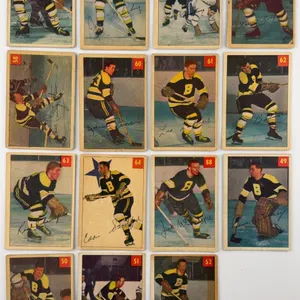 1954-55 Parkhurst Hockey Boston Bruins Team Lot Vintage NHL Cards