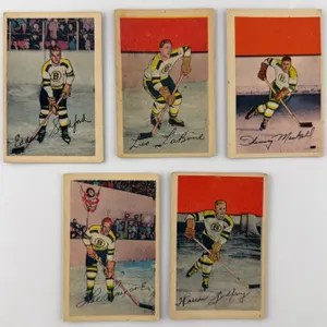 1952-53 Parkhurst Hockey Boston Bruins Team Lot Vintage NHL Cards