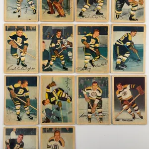 1953-54 Parkhurst Hockey Boston Bruins Team Lot Vintage NHL Cards