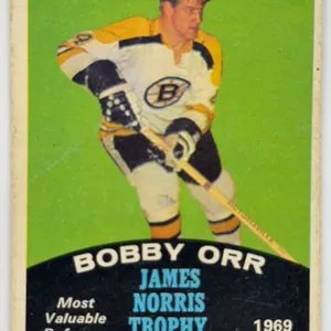 1970-71 O-Pee-Chee Bobby Orr James Norris Trophy Winner Card