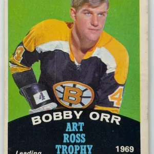 1970-71 O-Pee-Chee Bobby Orr Art Ross Trophy Winner Card