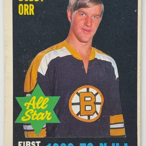 1970-71 O-Pee-Chee Bobby Orr First Team NHL All-Star Card