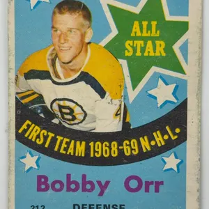1969-70 O-Pee-Chee Bobby Orr First Team NHL All-Star Card