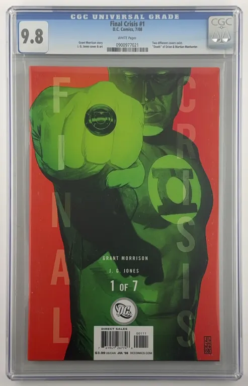 Final Crisis #1 CGC 9.8 DC 2008