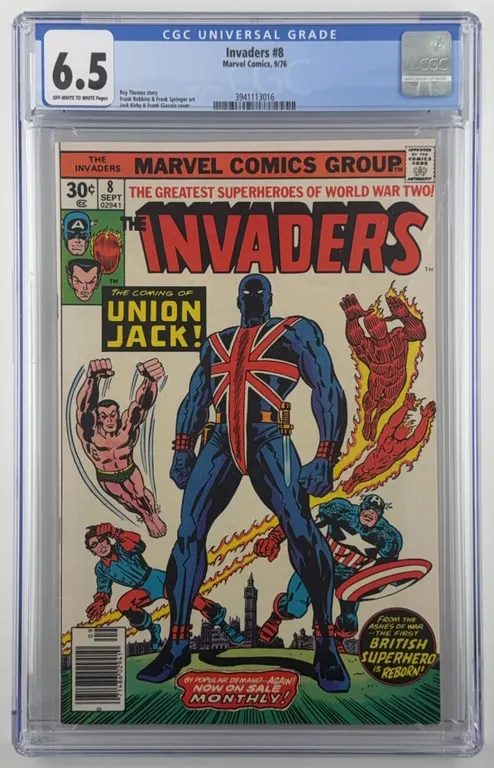 Invaders #8 CGC 6.5 Marvel 1976