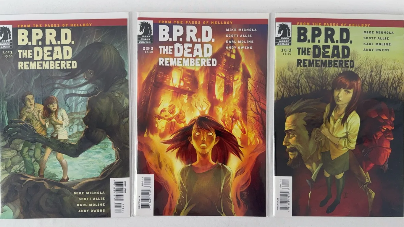 B.P.R.D.: The Dead Remembered #1-3 Dark Horse 2011