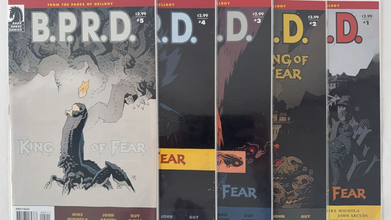 B.P.R.D.: King of Fear #1-5 Dark Horse 2010