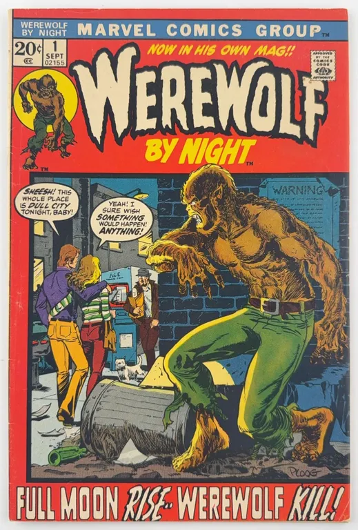 Werewolf by Night #1 Marvel 1972