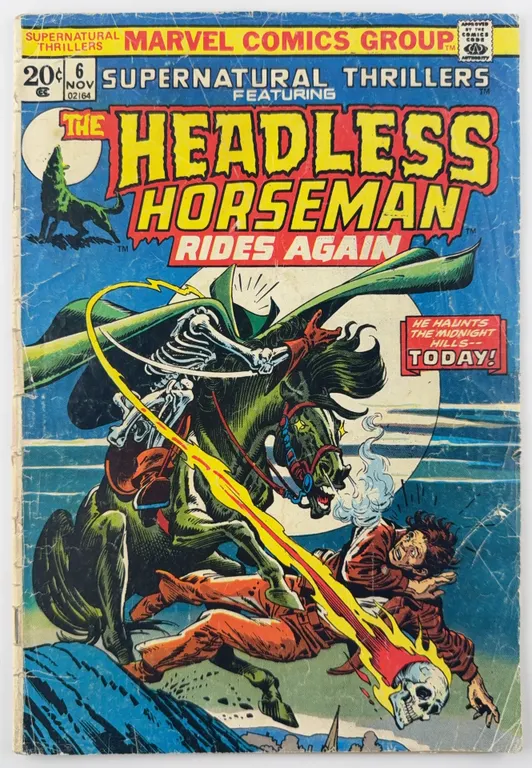 Supernatural Thrillers #6 Marvel 1973