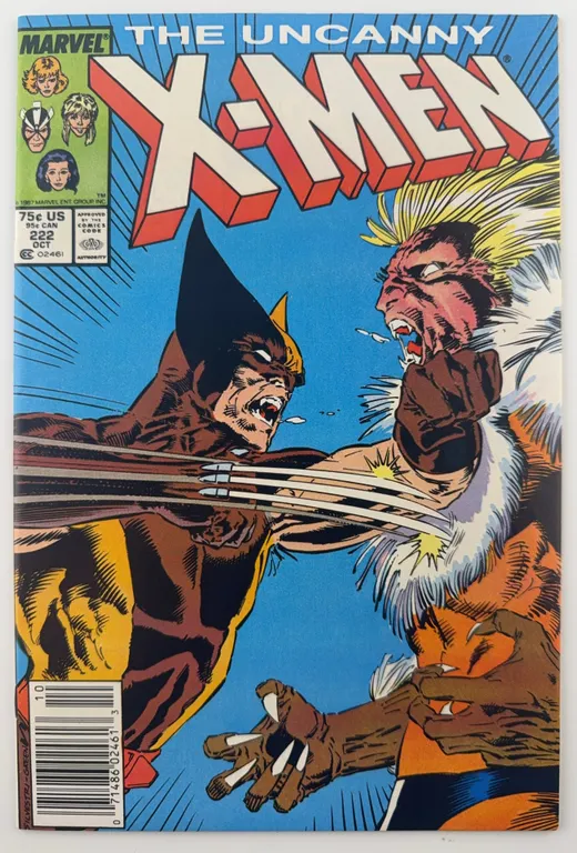 The Uncanny X-Men #222 Marvel 1987