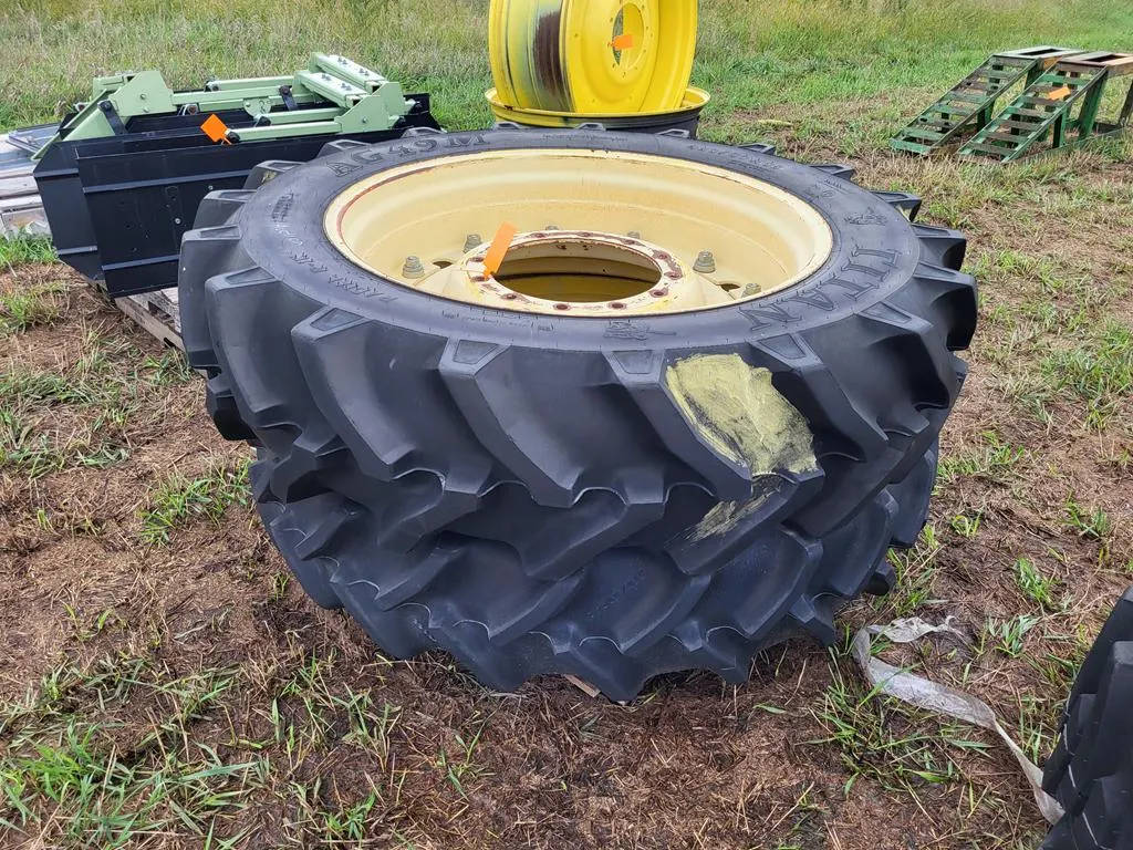 (2) Tractor Tires w/ Rims