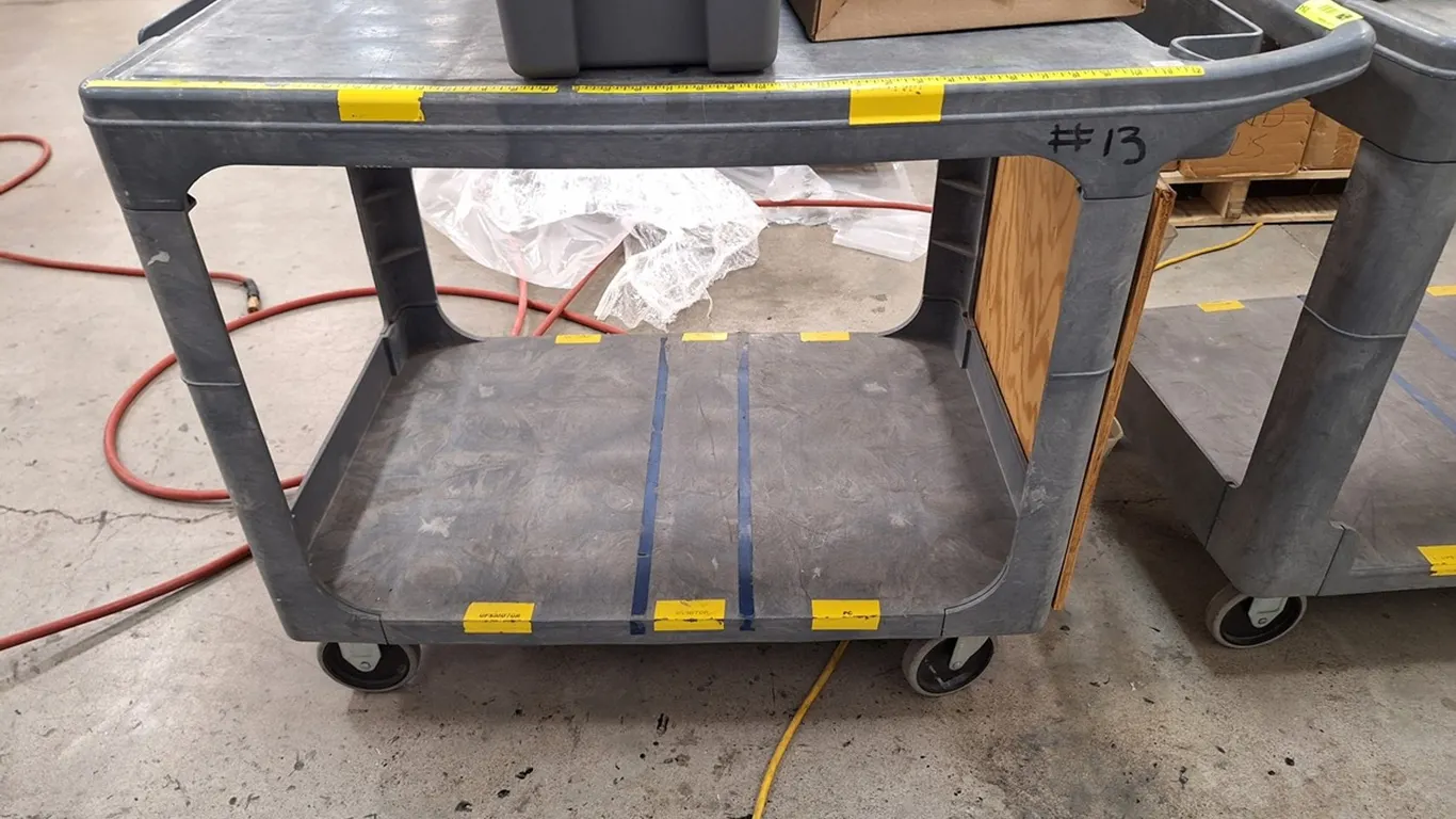 Poly Shop Cart, 42"x24"
