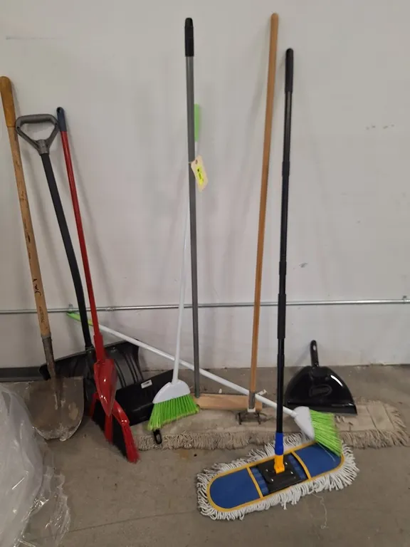 Assorted Brooms, More