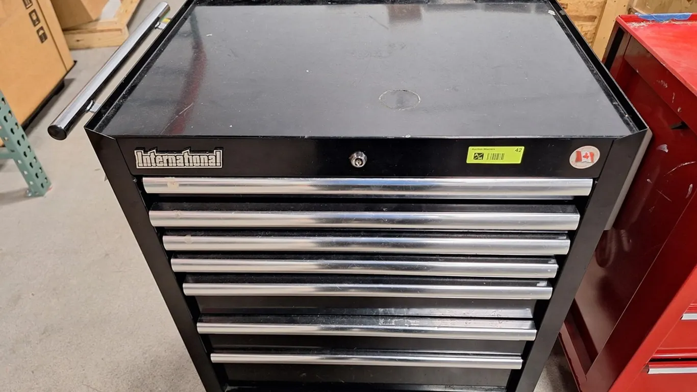 International Tool Chest on Wheels, 30"x19"x36"