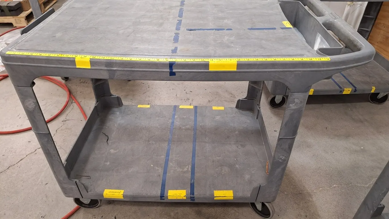 Poly Shop Cart, 42"x24"