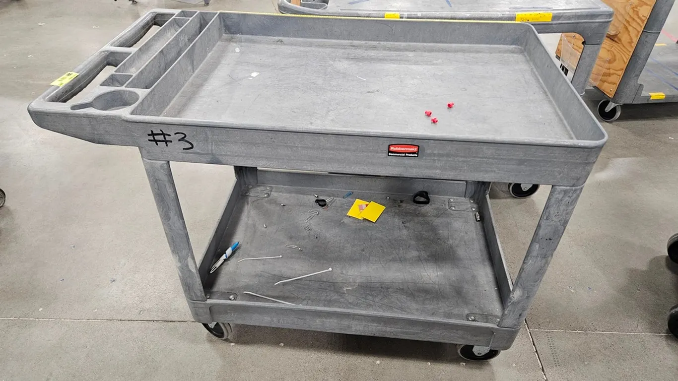Poly Shop Cart, 45"x25"