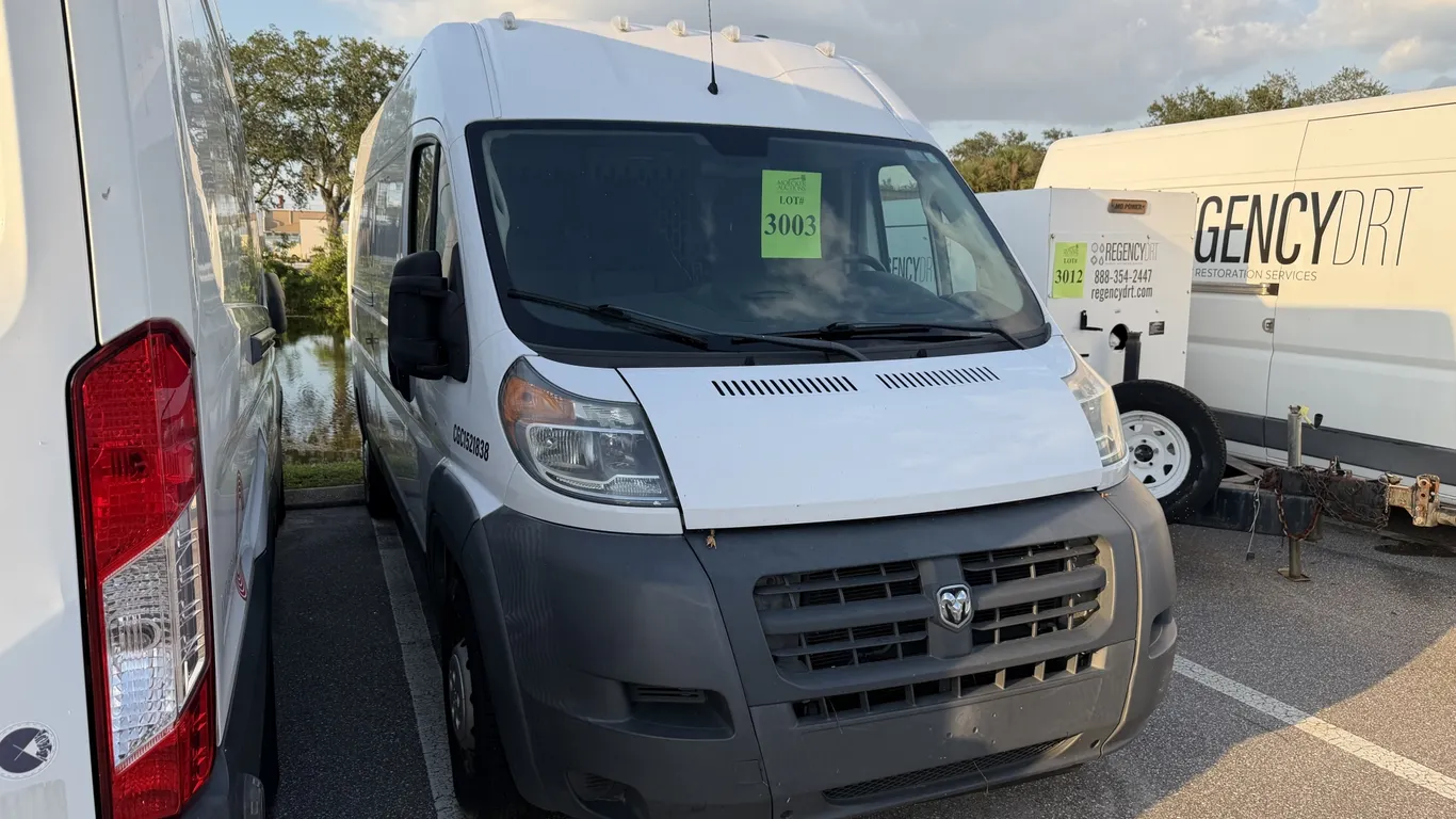 2018 RAM PROMASTER 2500 CARGO VAN (REMOVAL: ST. PETERSBURG, FL)