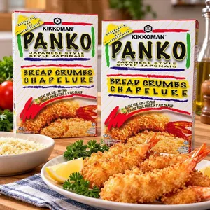 Lot of 2 Kikkoman Panko Bread Crumbs 454g Each