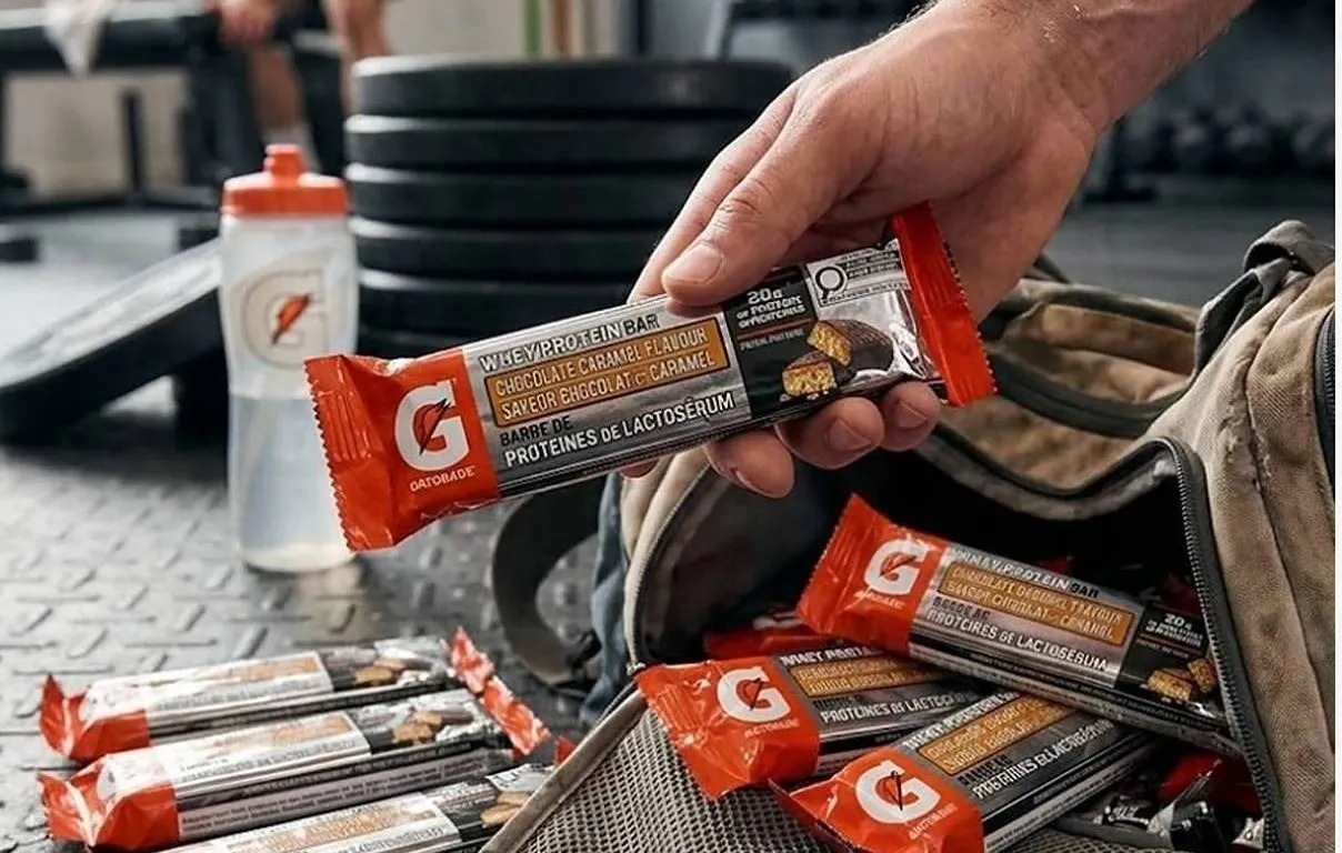 Gatorade Whey Protein Bars Chocolate Caramel 12ct x 80g