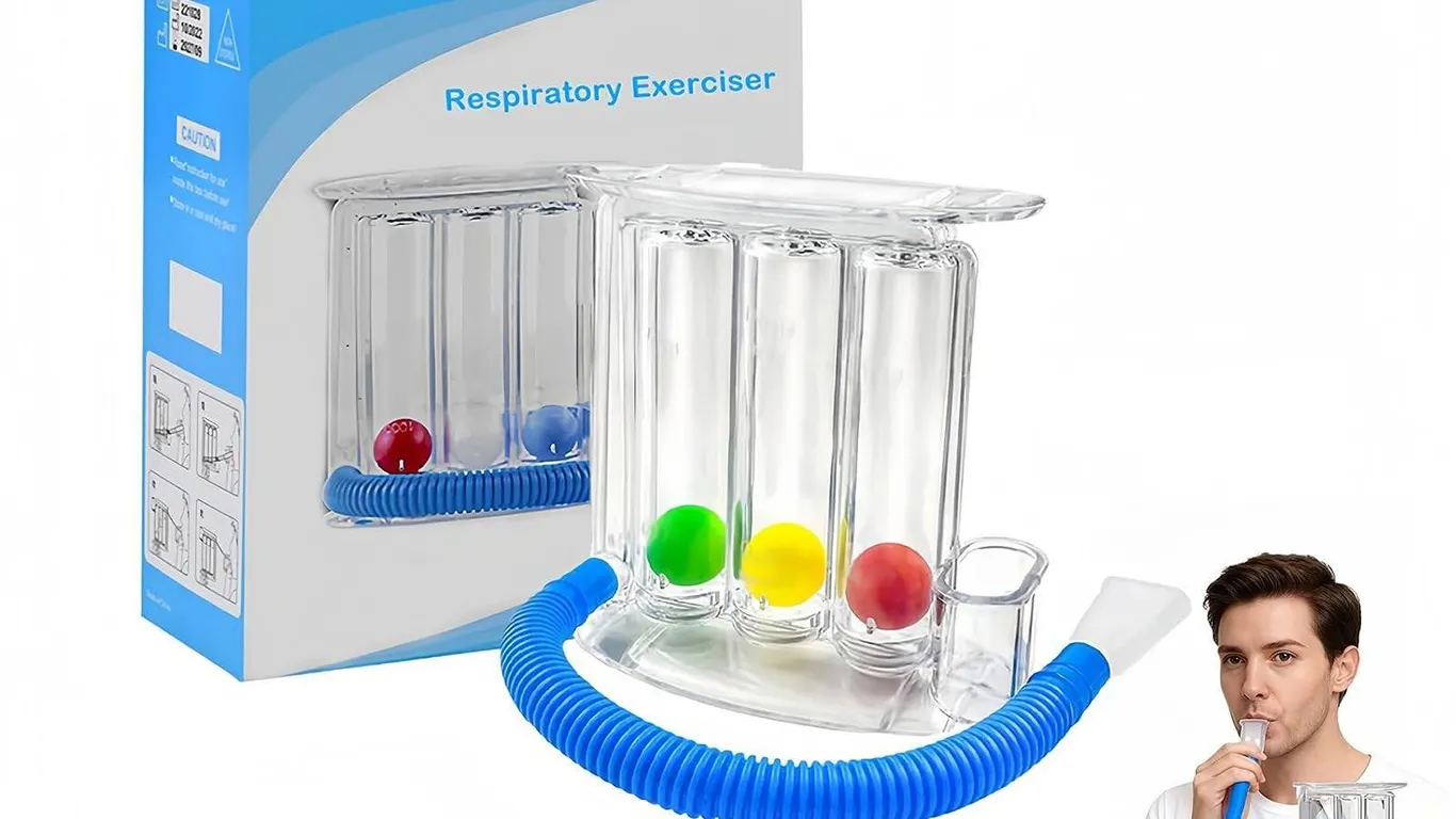 Respiratory Exerciser with Flow Indicator