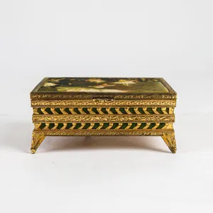 Music Box Lovers Must See!  A Vintage Gold Toned, Ballet Dancers Music Box!