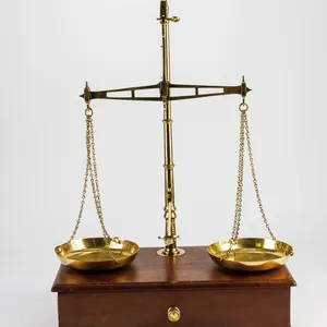 Antique W&T Avery Brass Balance Scale