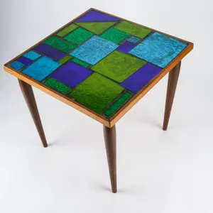 Vintage MCM Georges Briard Mosaic Side Table