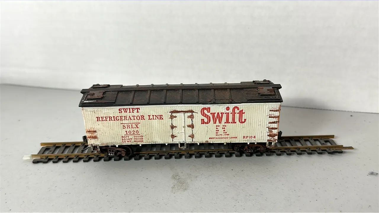 HO Scale Swift Refrigerator Line Rail Car