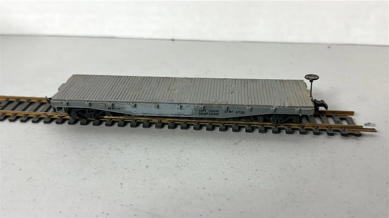Used HO Scale Flat Car Rail Car