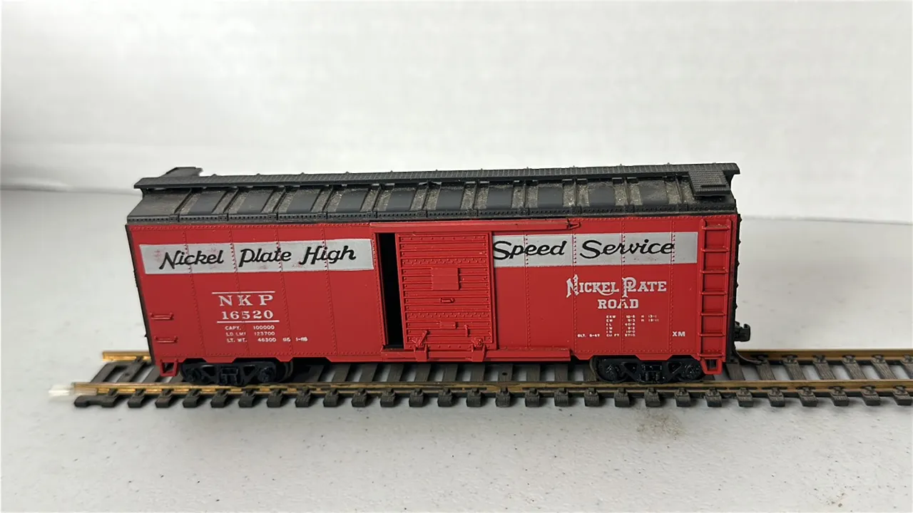 HO Scale Nickel Plate High Boxcar