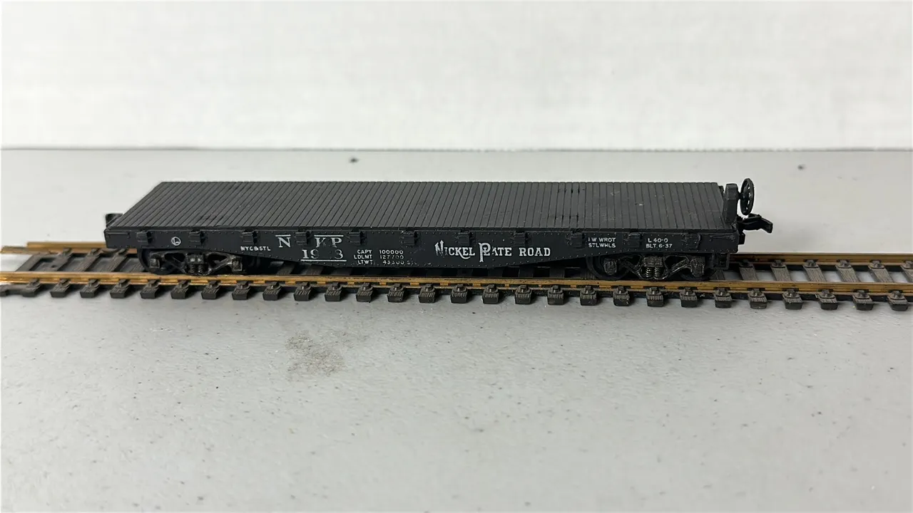 HO Scale Nickel Plate Road Flat Car