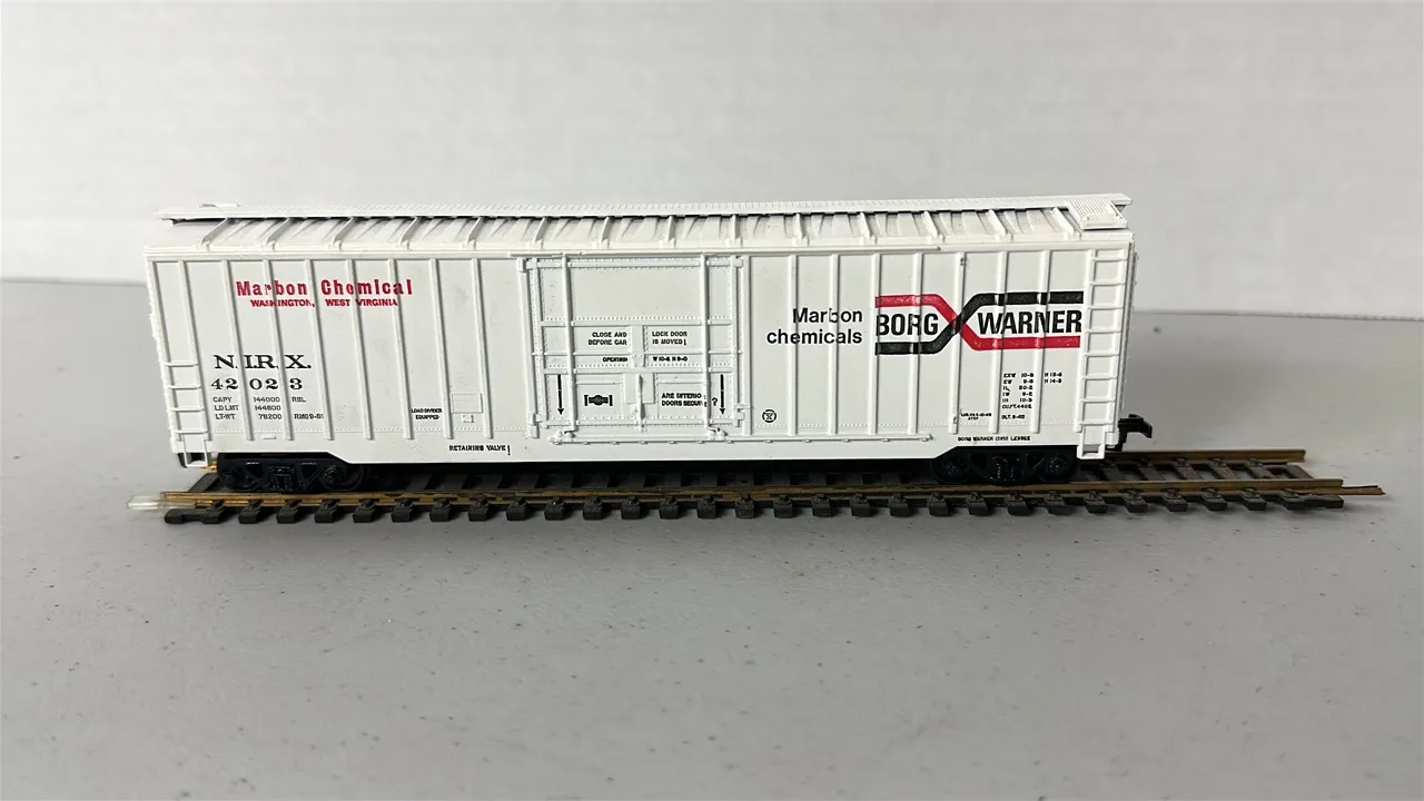 HO Scale Marbon Chemical Boxcar