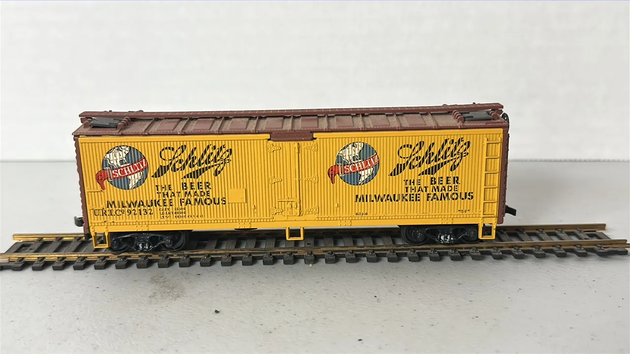 HO Scale Schlitz Beer Boxcar