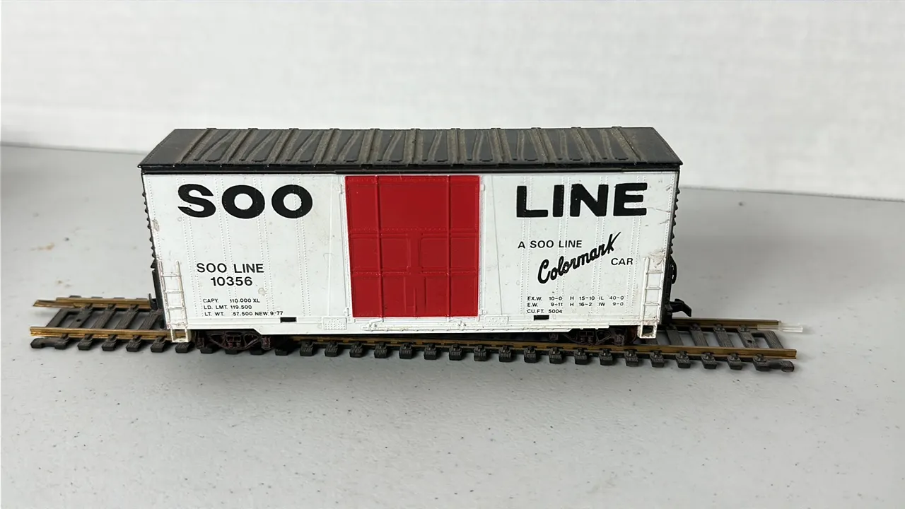 HO Scale Soo Line Rail Car