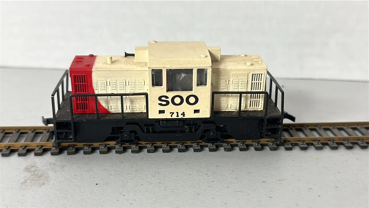 HO Scale Soo #714 Train Engine