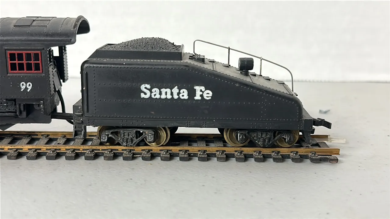 HO Scale Santa Fe #99 Steam Engine